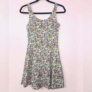 Floral Sleeveless Summer Jersey Dress